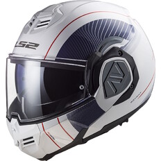 Preklápacia moto prilba LS2 FF906 Advant Cooper White Blue P/J