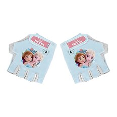Detské cyklo rukavice Frozen II - svetlo modré