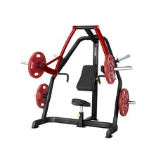 Tlak na prsia v sede decline Steelflex Plateload Line PSDP