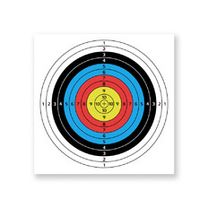 Terč inSPORTline Darber 40x40cm 10ks
