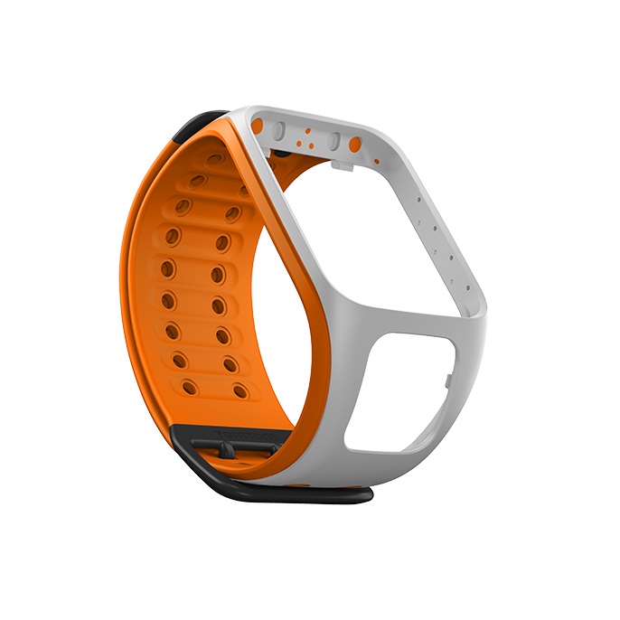 Remienok ku športtesteru TomTom svetlosivo / oranžový