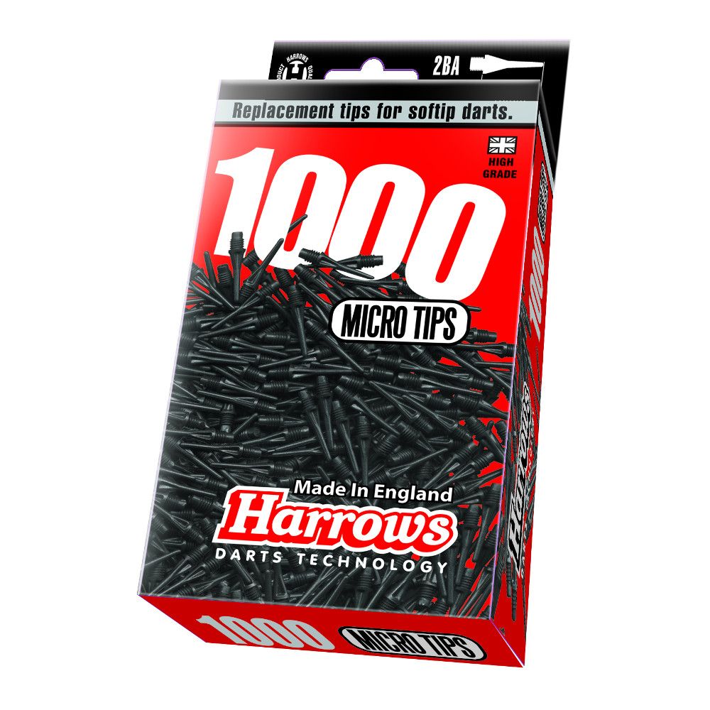 Hroty Hroty Harrows Star Soft 2BA 1000 ks Black