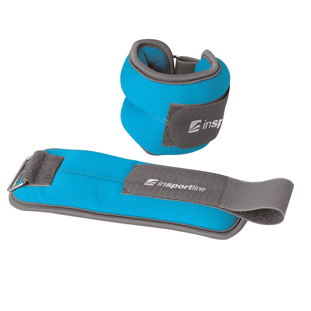 Neoprénové závažie na členok/zápästie inSPORTline Lastry 2x1,5 kg