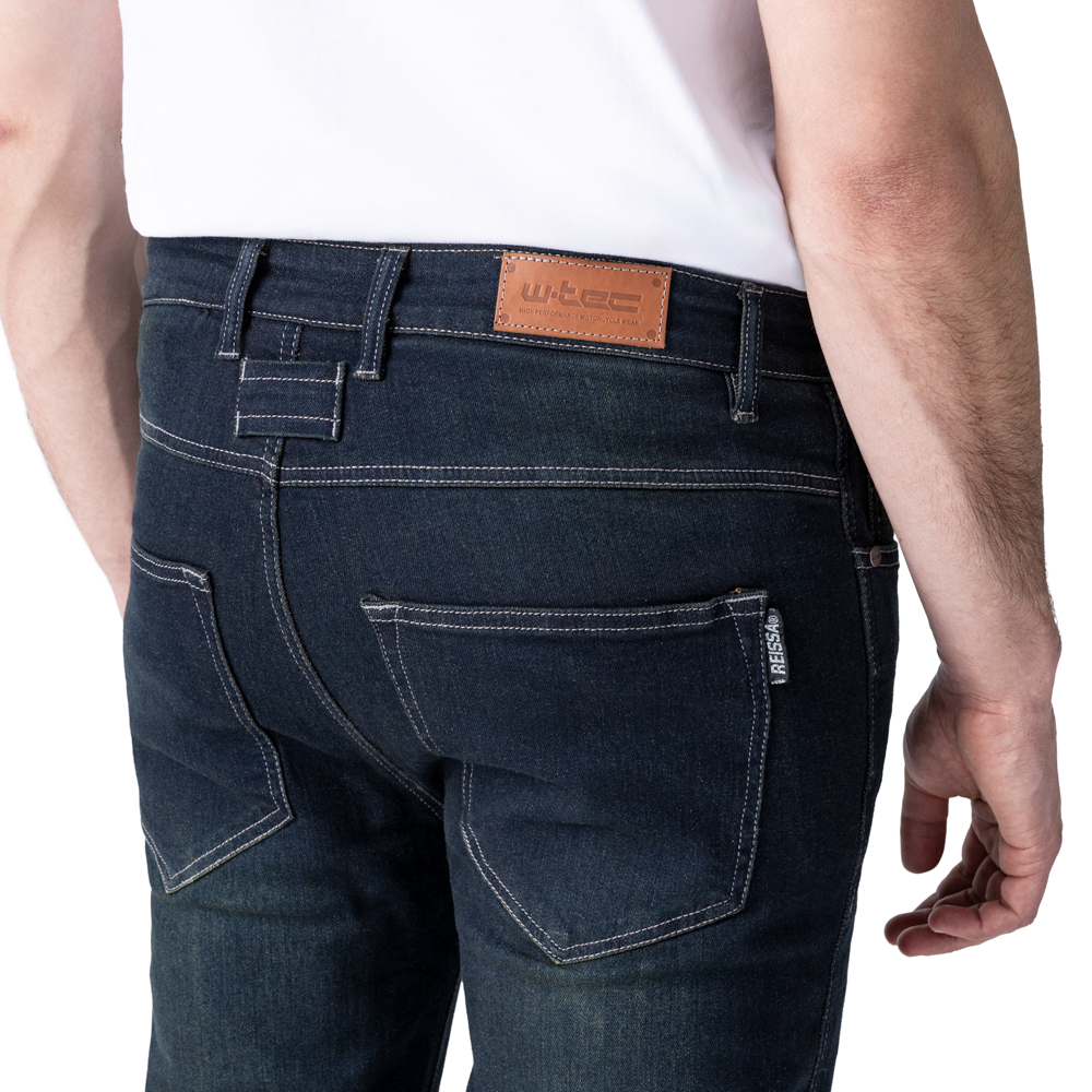 Moto jeansy W-TEC Pawted s nepremokavou membránou - Veľkosť: L · záber 12