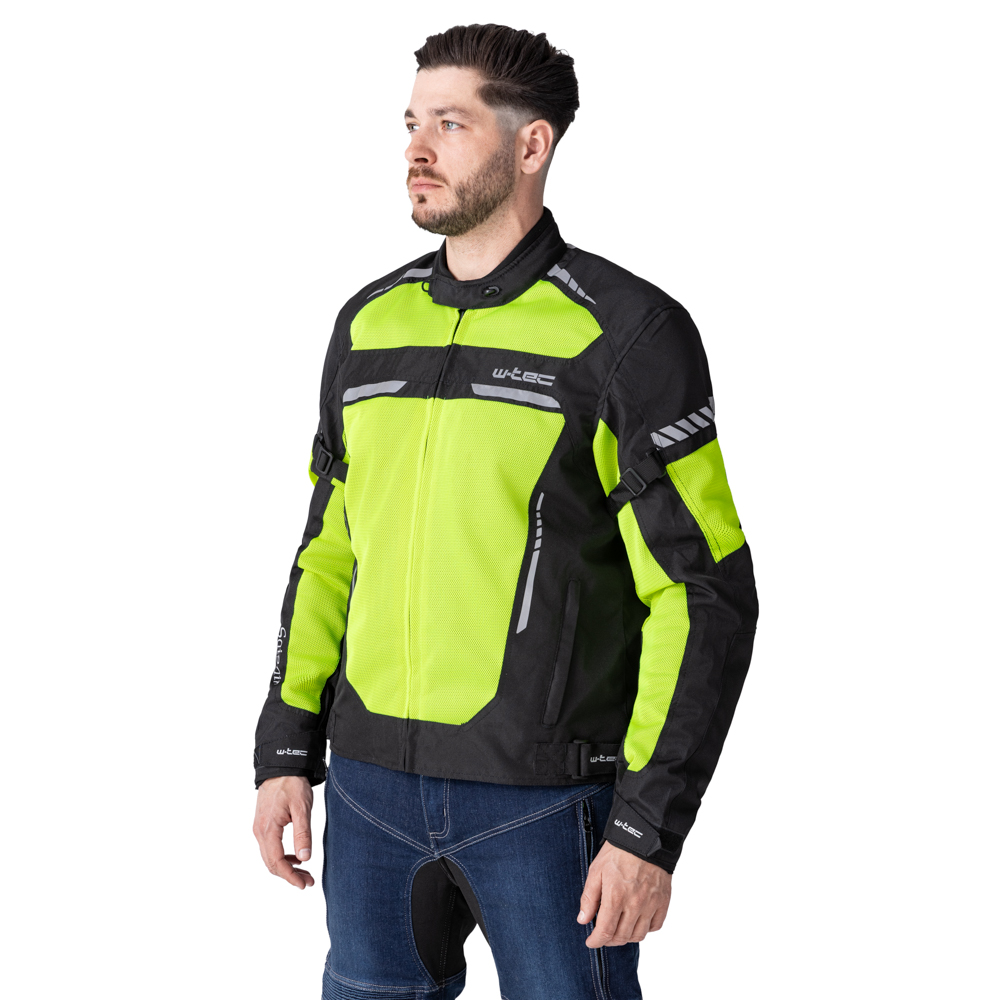 Pánska letná moto bunda W-TEC Saigair - Veľkosť: L | Farba: Čierna · záber 9