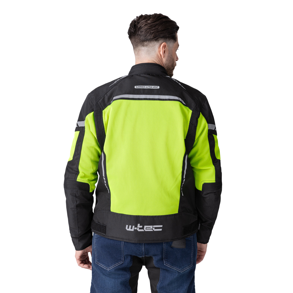 Pánska letná moto bunda W-TEC Saigair - Veľkosť: L | Farba: Čierna · záber 11