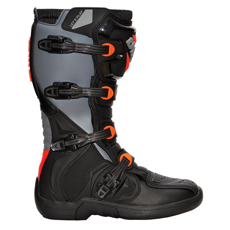 Motokrosové topánky iMX X-Two čierno-šedo-oranžová - 40