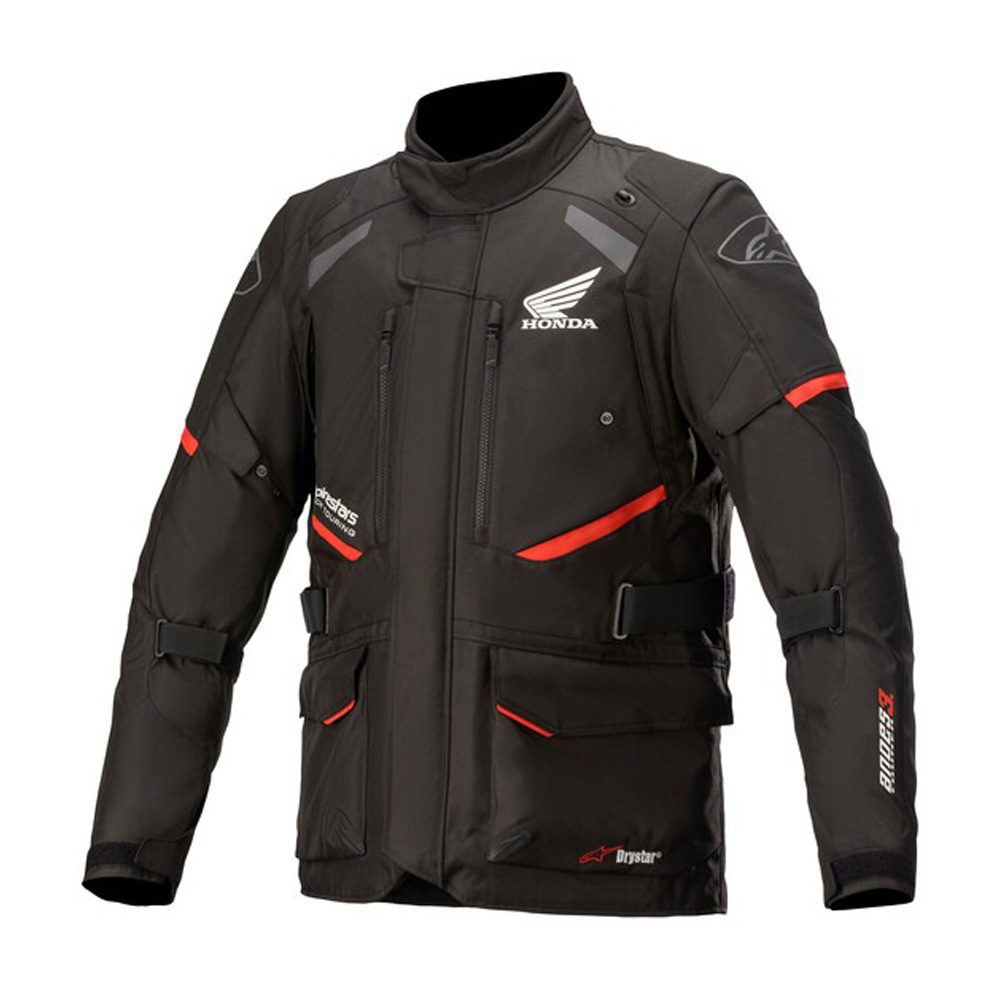 Moto bunda Alpinestars Andes Drystar Honda kolekcia čierna/červená 2022 čierna/červená - XXL