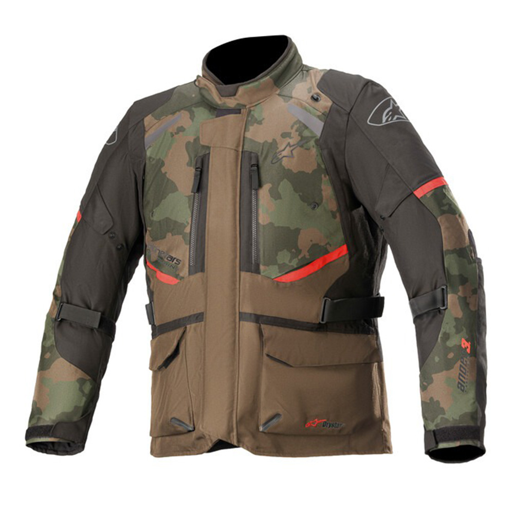 Alpinestars Andes Drystar 2022 tmavo zelená camo/čierna/červená - XL