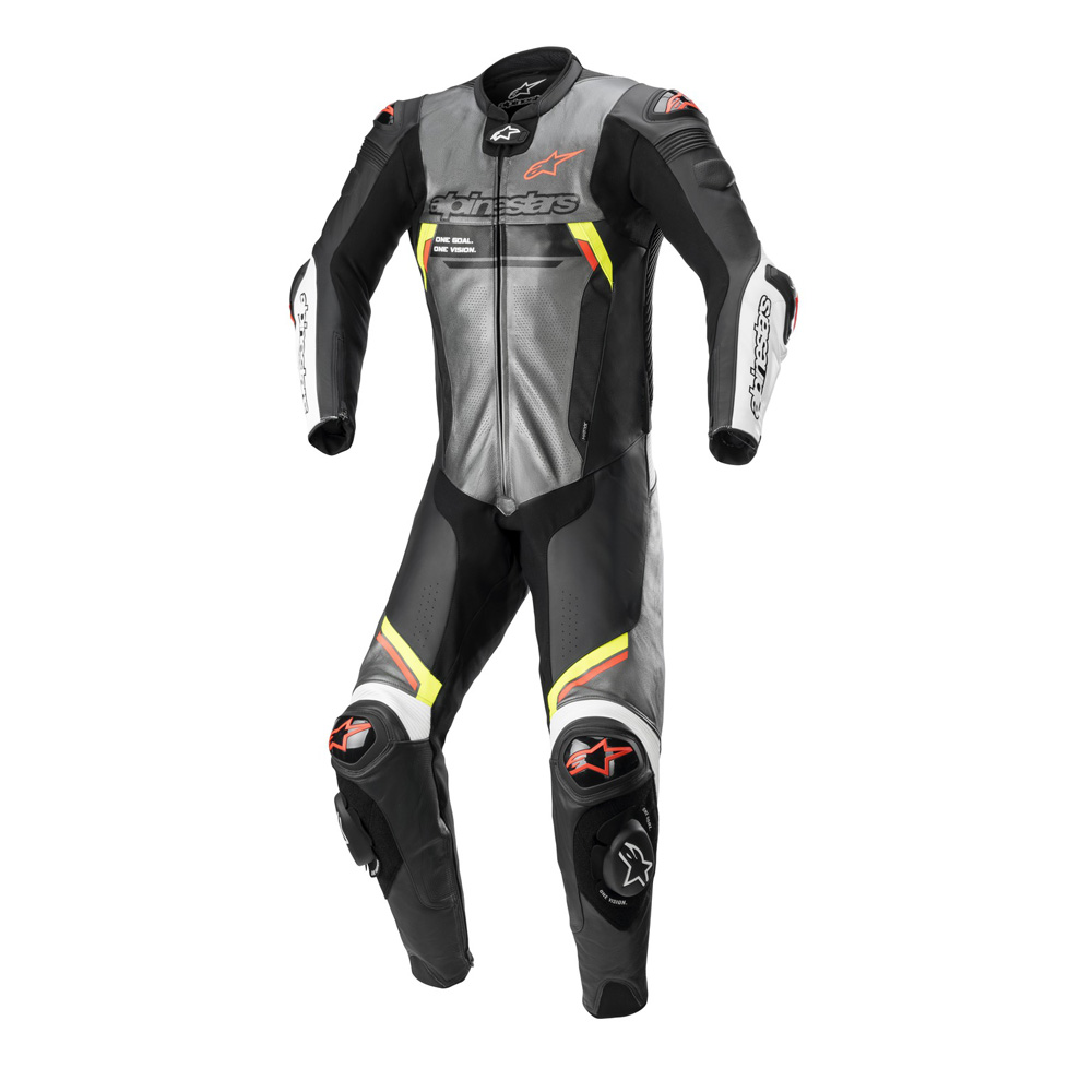 Alpinestars Missile 2 Ignition 2022 metalická šedá/čierna/žltá/červená fluo - 56