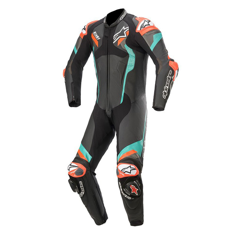 Alpinestars Atem 4 2022 čierna/modrá/červená fluo - 50