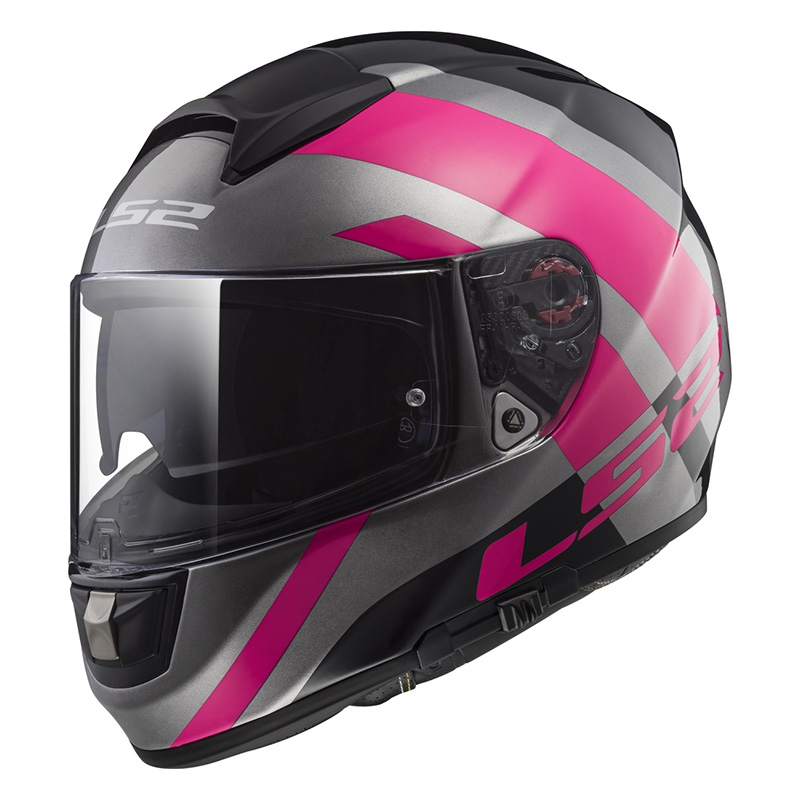 LS2 LS2 FF397 Vector Trident Titanium Pink - M (57-58)