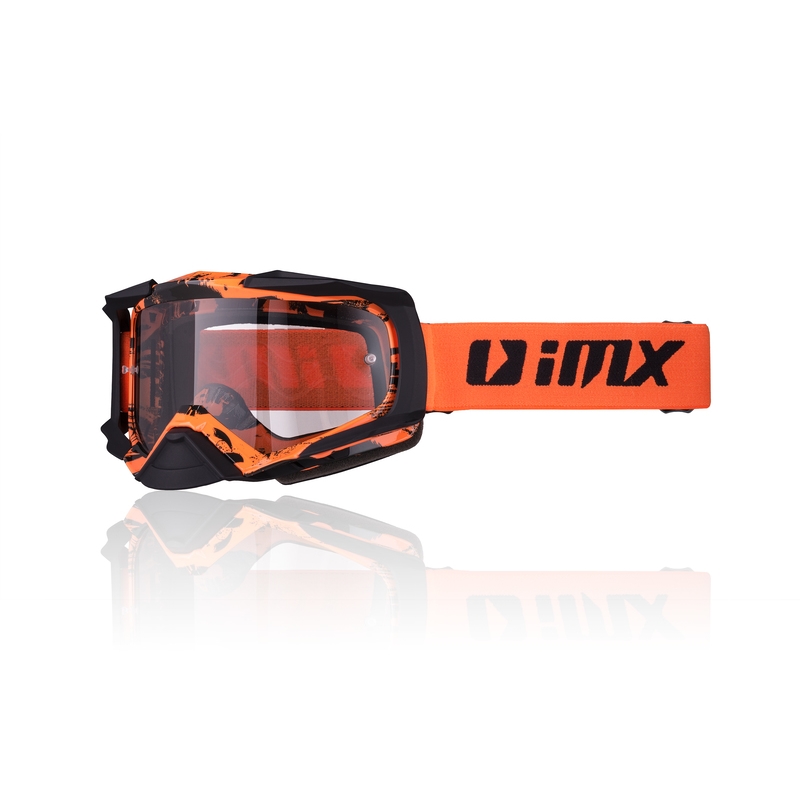 iMX Dust Graphic Orange-Black Matt