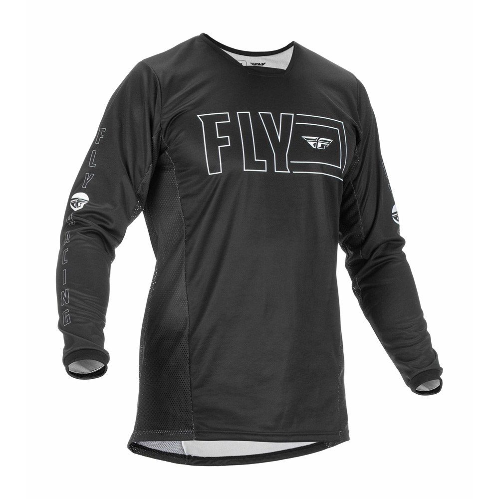 Fly Racing Fly Racing Kinetic Fuel USA 2022 Black White čierna/biela - XXL