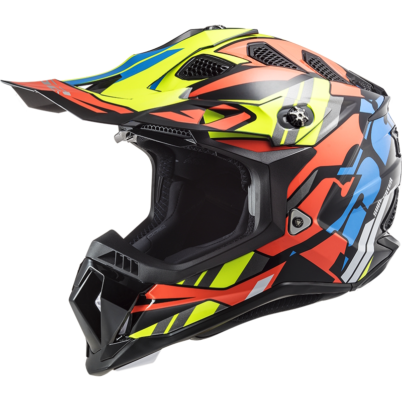 LS2 LS2 MX700 Subverter Rascal Gloss Black Fluo Orange - XL (61-62)