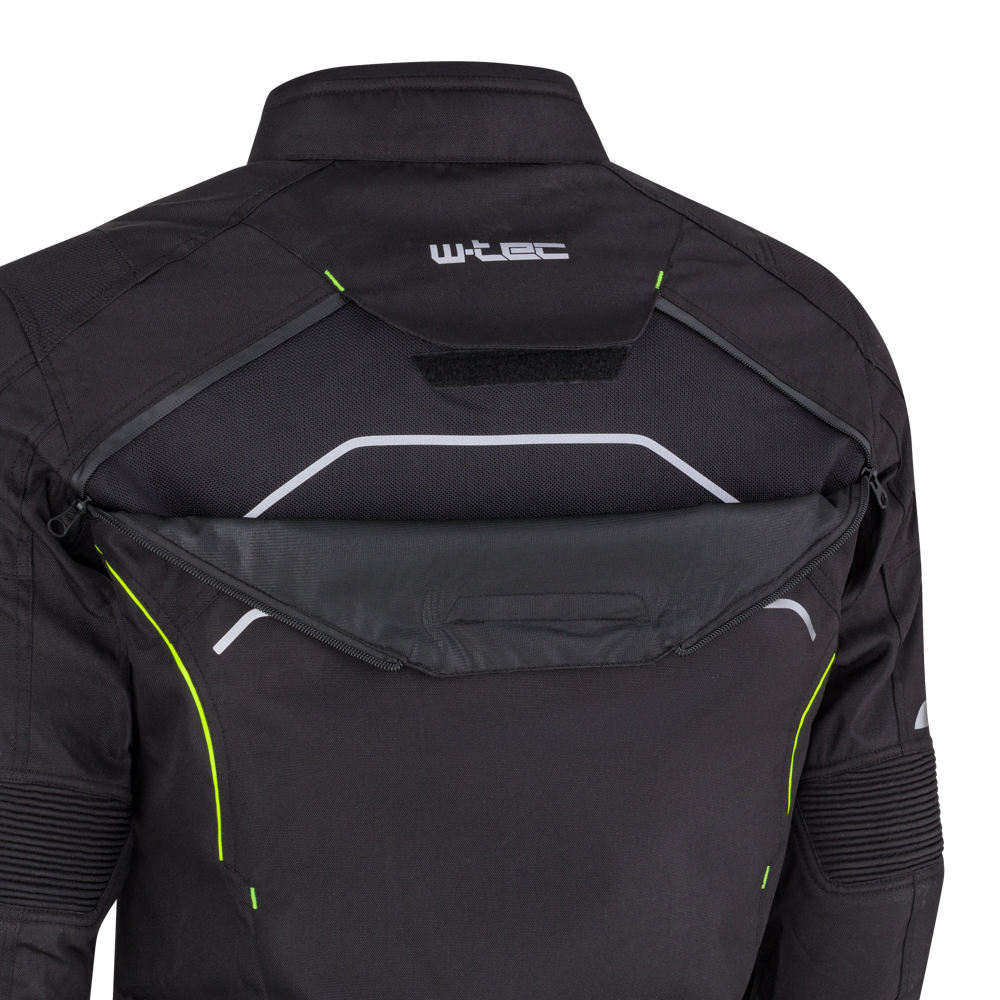 Pánska moto bunda W-TEC Progair Farba čierna-fluo, · záber 10