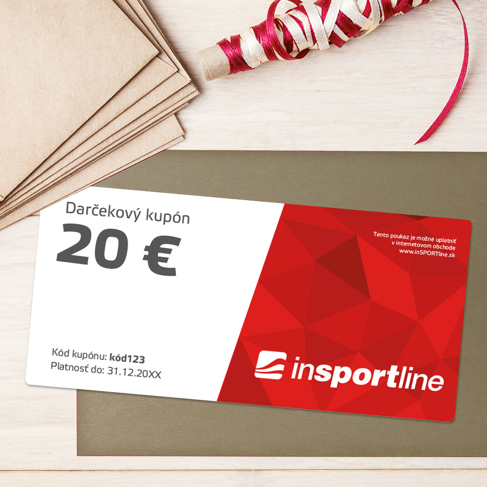 E-shop inSPORTline Vouchers Darčekový poukaz - 20 € pre nákup na eshope