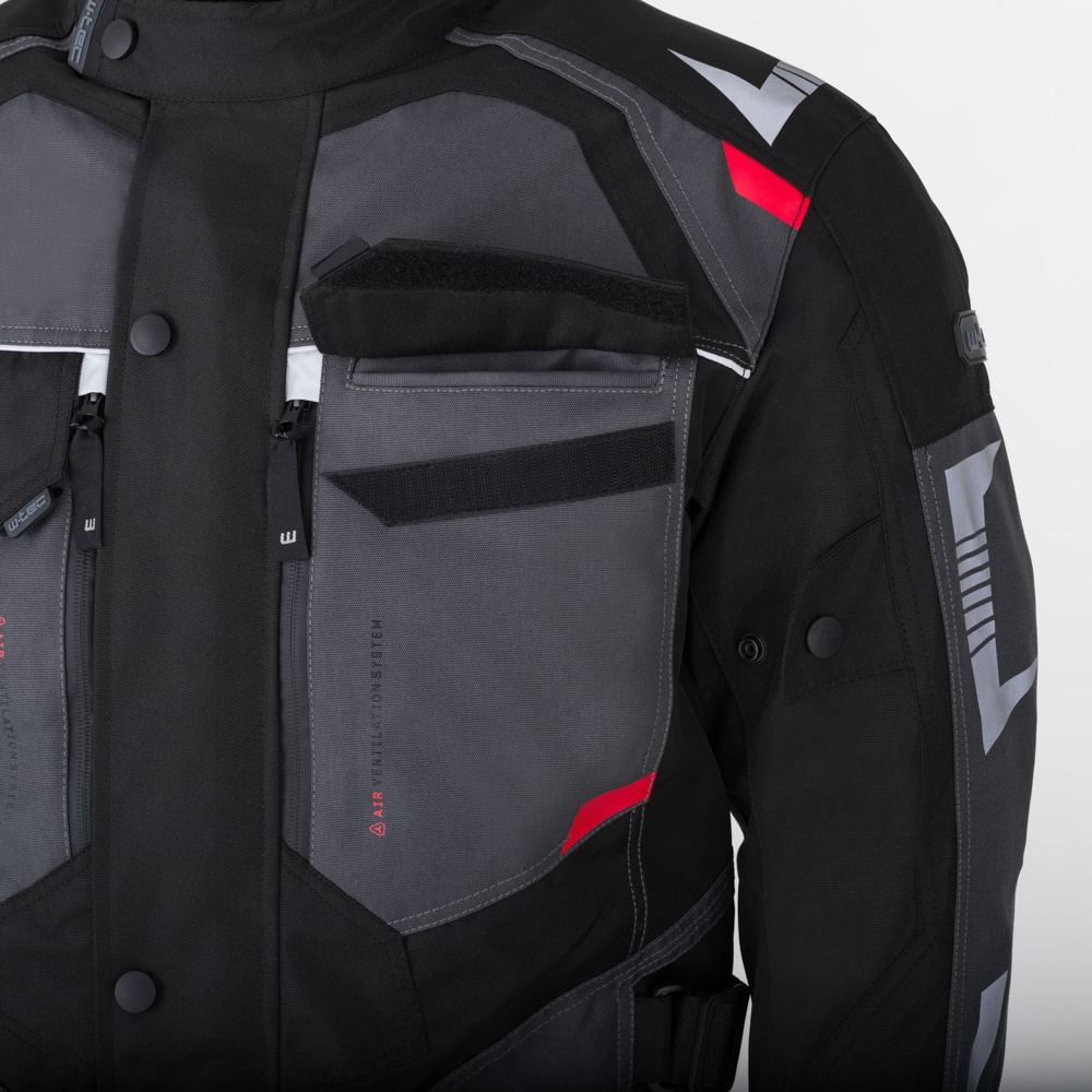 W-TEC Burdys Evo čierno-šedá - S