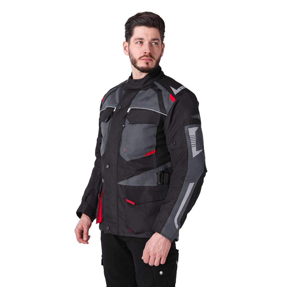 W-TEC Burdys Evo čierno-šedá - S