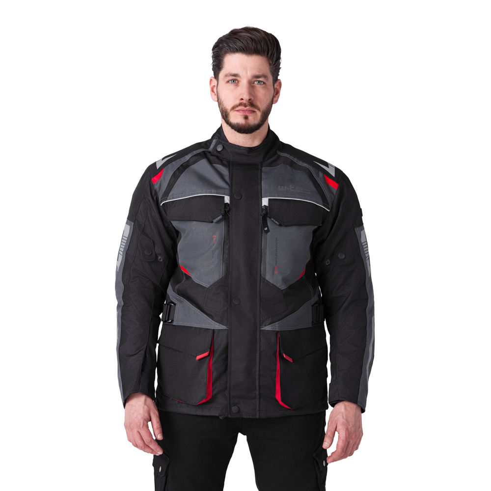 W-TEC Burdys Evo čierno-šedá - S