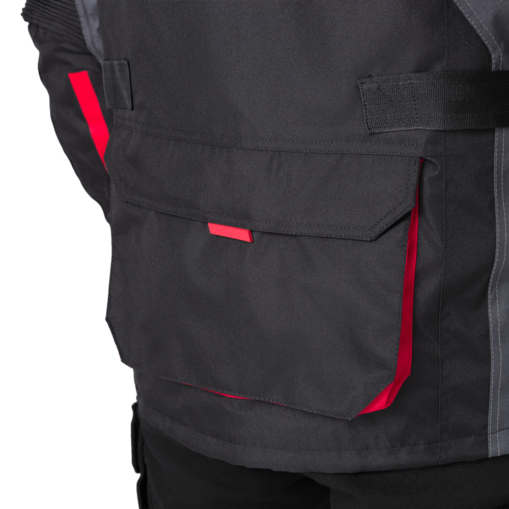 W-TEC Burdys Evo čierno-šedá - S