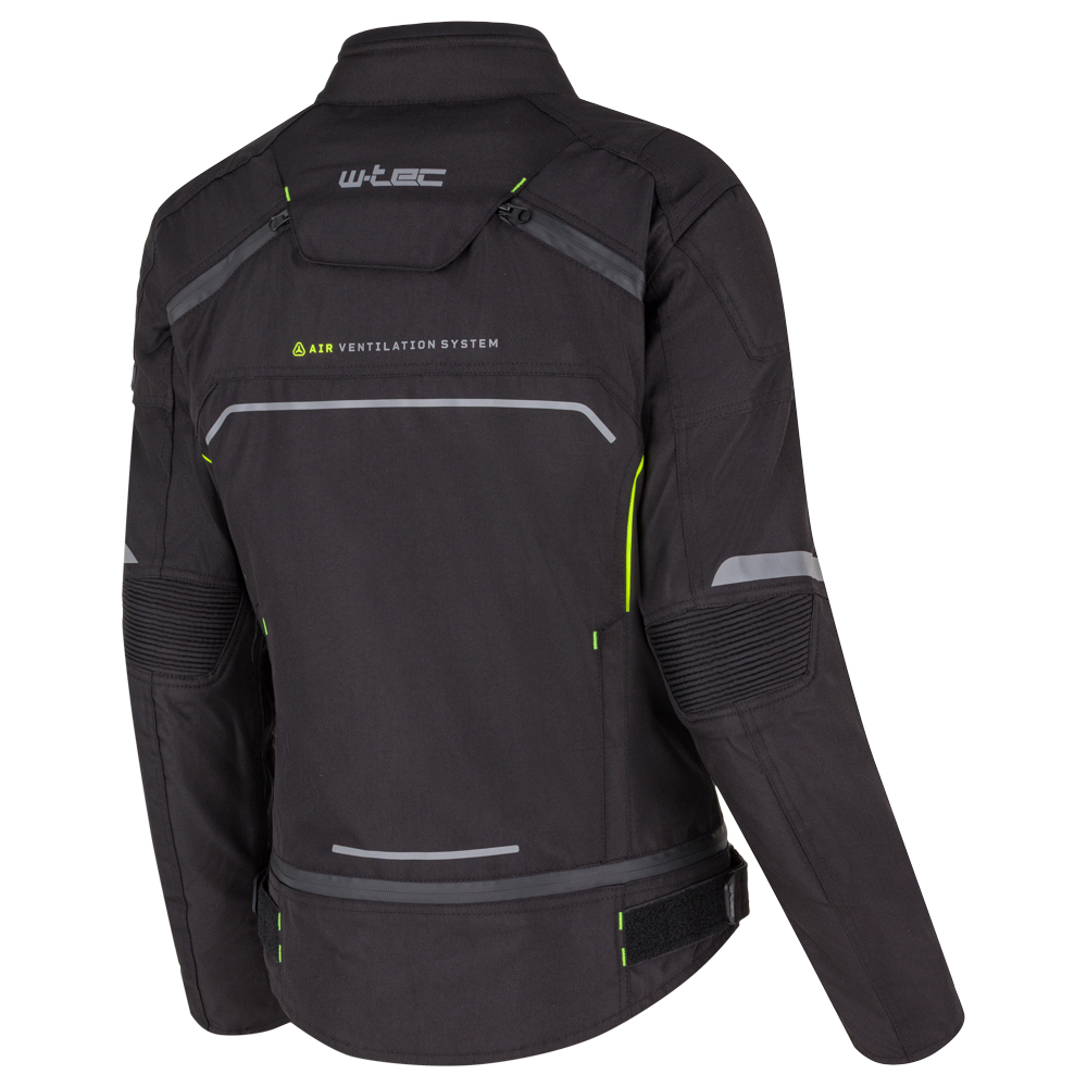 Dámska moto bunda W-TEC Progair Lady Farba čierna-fluo, · záber 6