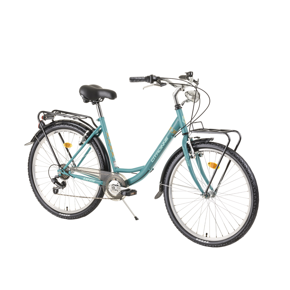 Mestský bicykel DHS Citadinne 2634 26" - model 2022 Turquoise - 18"
