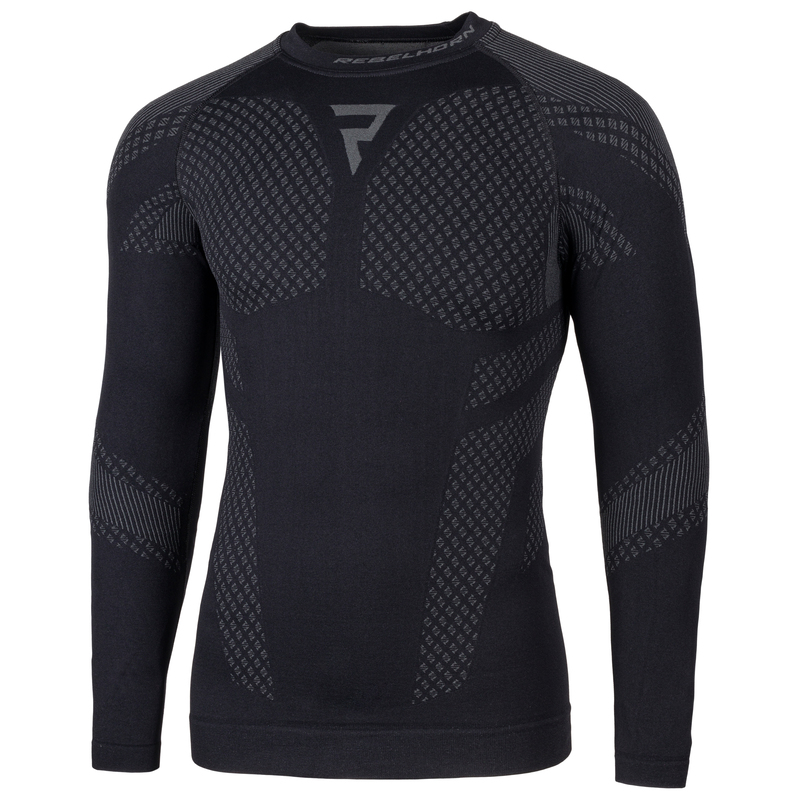 E-shop Rebelhorn Active II Long Sleeve čierno-šedá - L