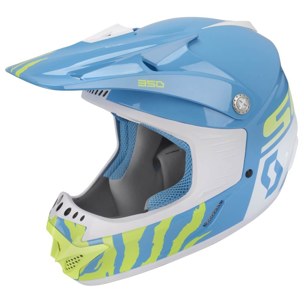 E-shop Scott MOTO 350 Race Kids blue-white - S (47-48)