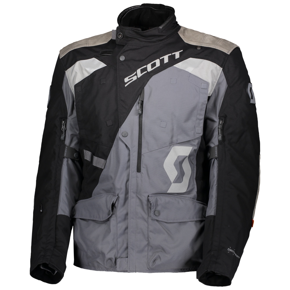 E-shop Scott MOTO Dualraid Dryo Jacket black/iron grey - 4XL