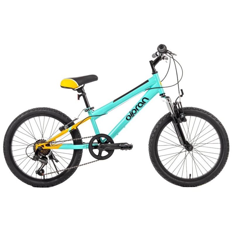 Olpran Agilis ALU 20" - model 2026 svetlo zelená/oranžová/čierna - 13" (125-145 cm)