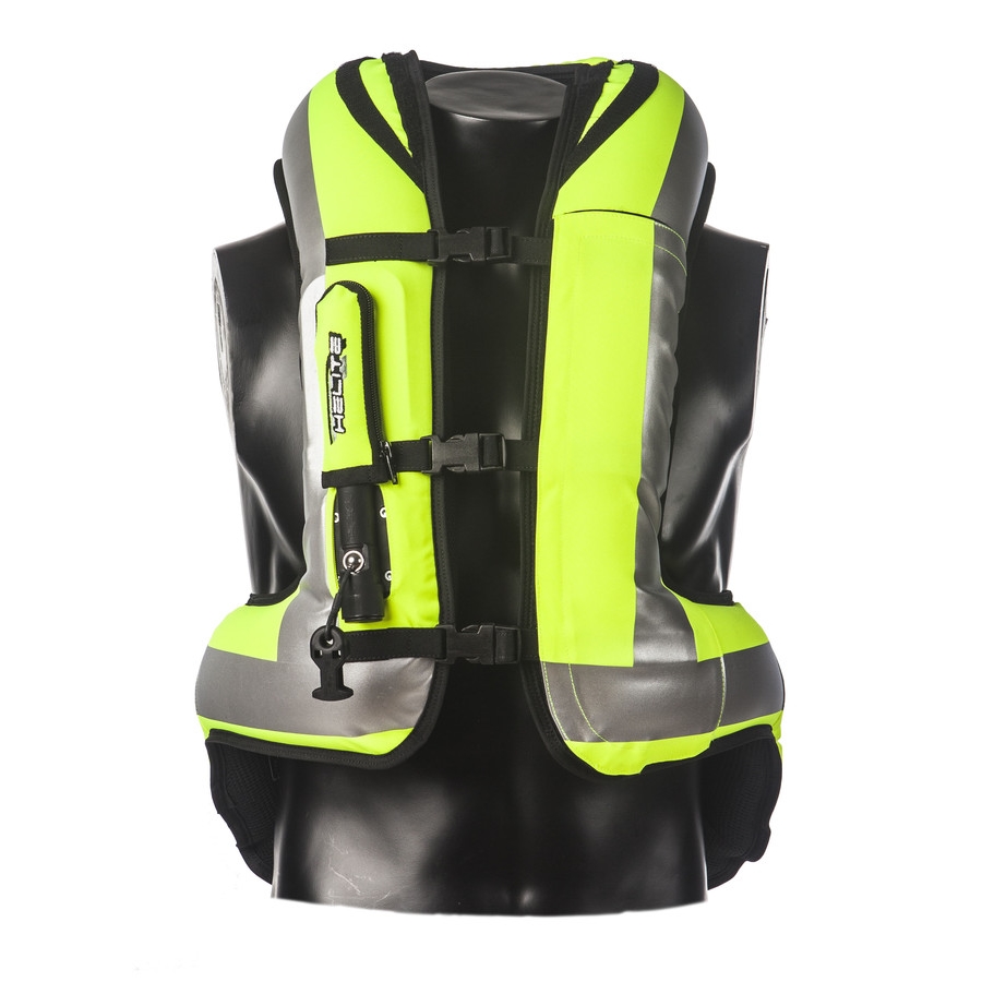 Airbagová moto vesta Helite Turtle HiVis 1 žltá - XS
