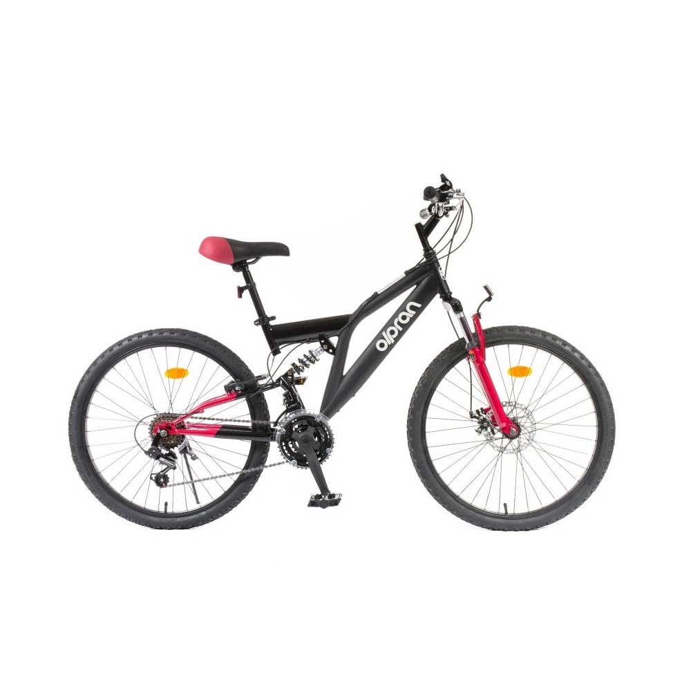 Olpran Culex ALU 24" - model 2026 čierna/červená - 15" (150-165 cm)