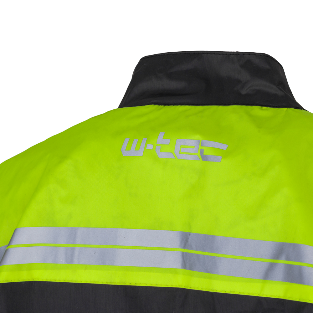Moto pláštenka W-TEC Igava Farba čierna-fluo zelená, · záber 12