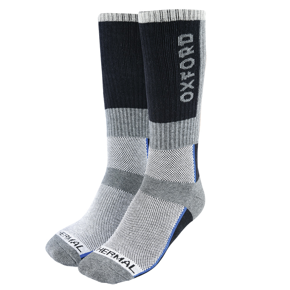 Oxford OxSocks Thermal Regular šedé/černé/modré L (44-49)