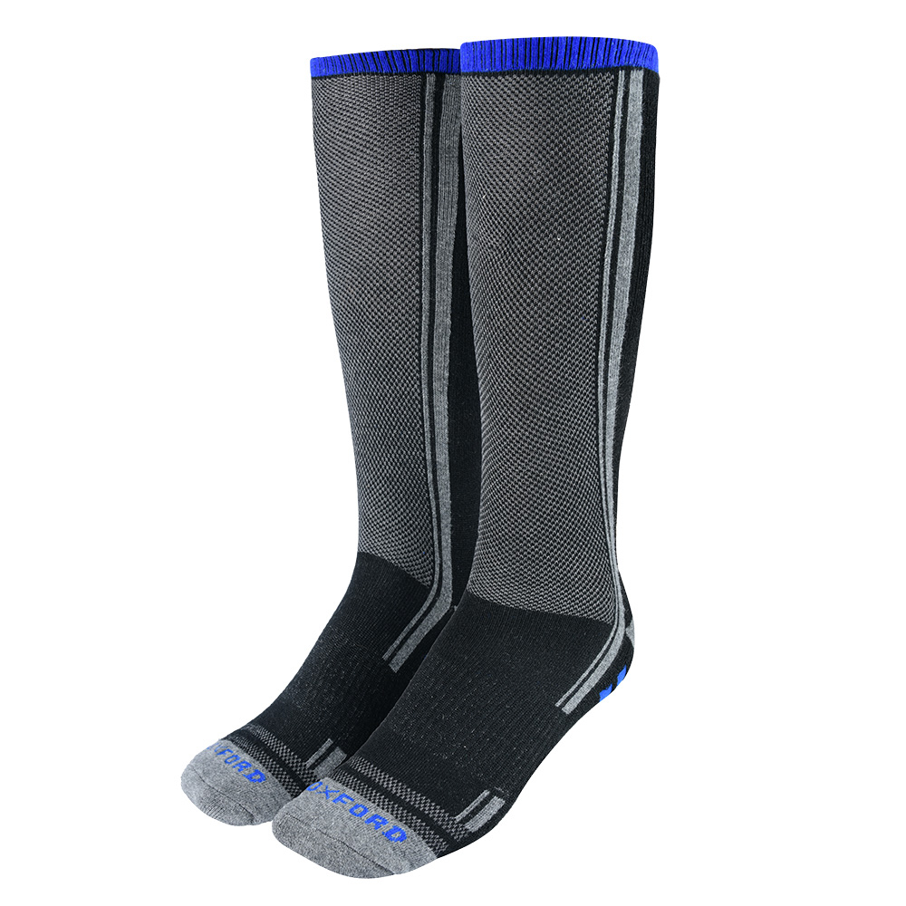 Oxford Coolmax® Oxsocks šedé/čierne/modré L (44-49)