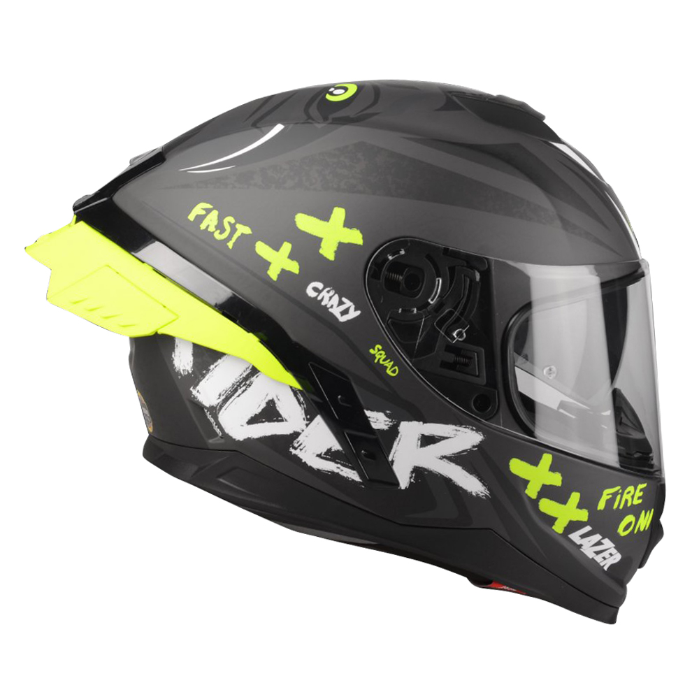 Lazer Rafale SR Ride Oni (Black-Grey-Yellow Fluo-Matt) - XS (53-54)