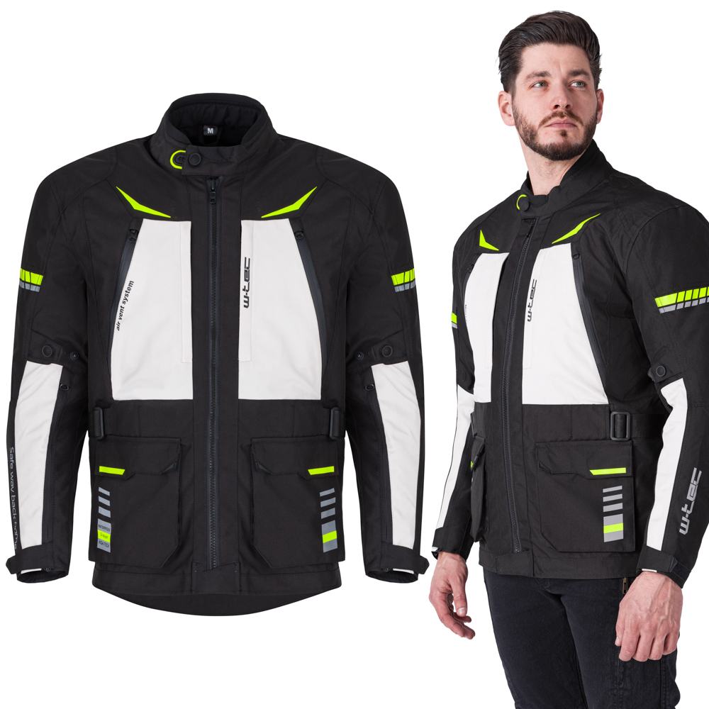 W-TEC Warao čierna-fluo - 4XL