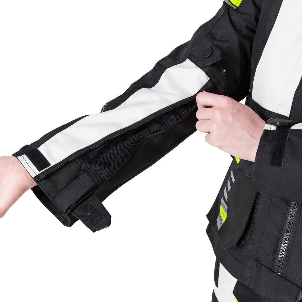 W-TEC Warao Lady bunda čierna-fluo - S