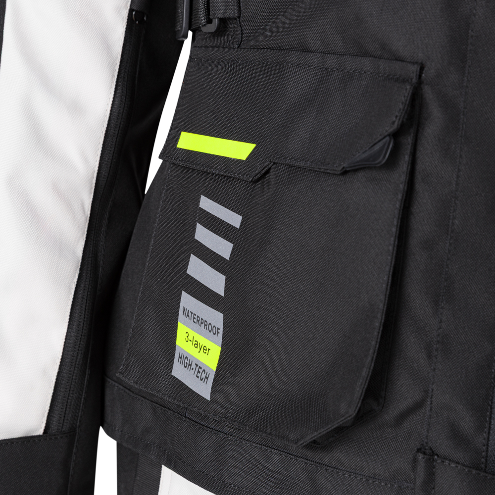 W-TEC Warao Lady bunda čierna-fluo - S