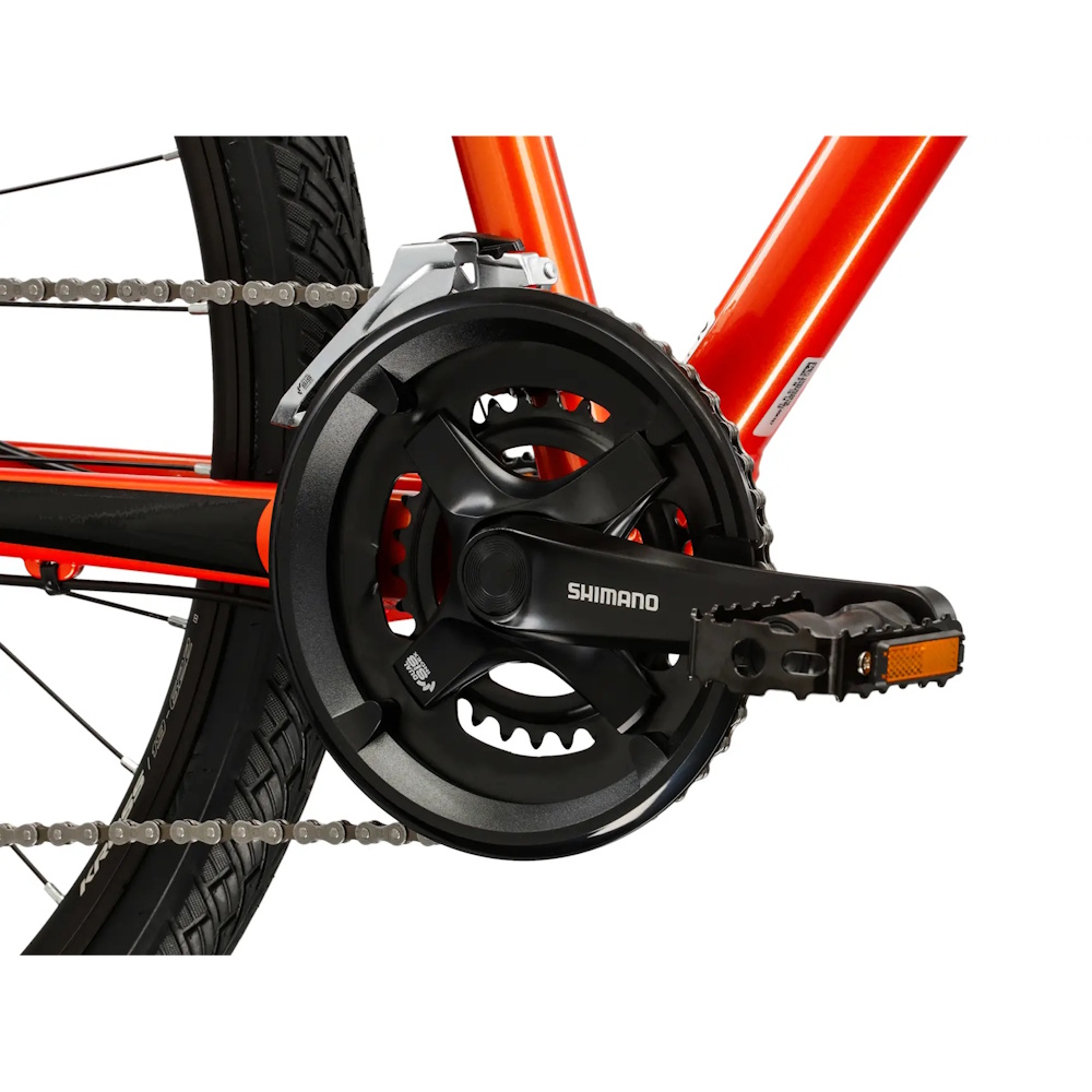 Kross EVADO 3.0 28" - model 2025 oranžová/čierna/lesk - L (21", 178-190 cm) · záber 7
