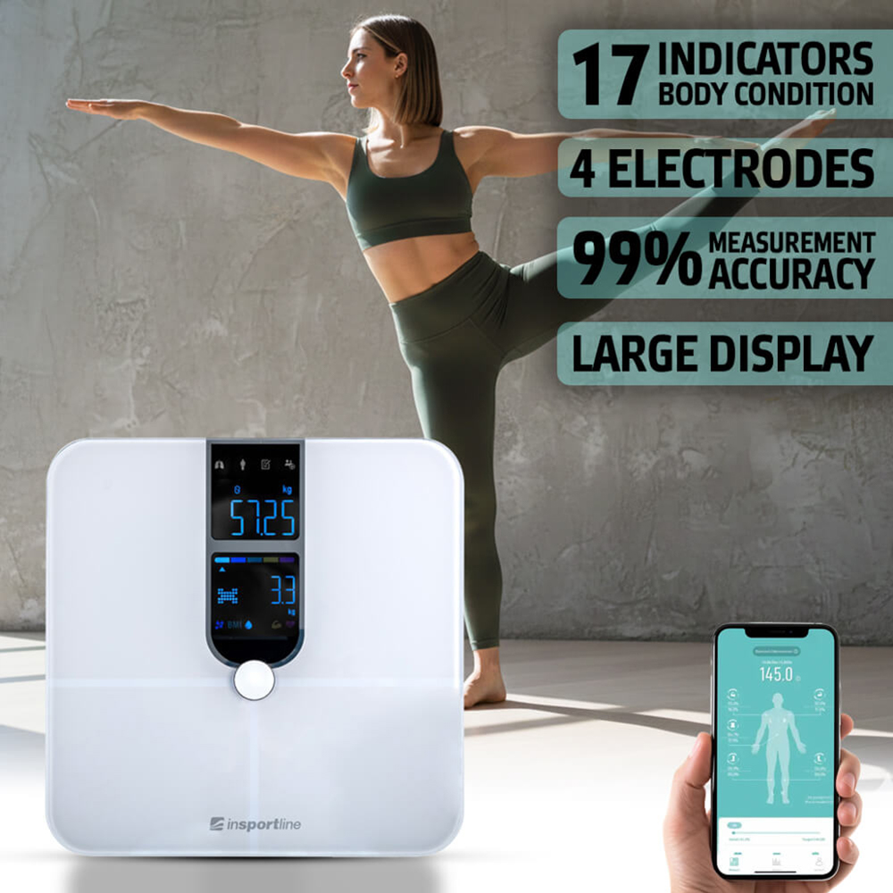 inSPORTline Syncale 100 biela