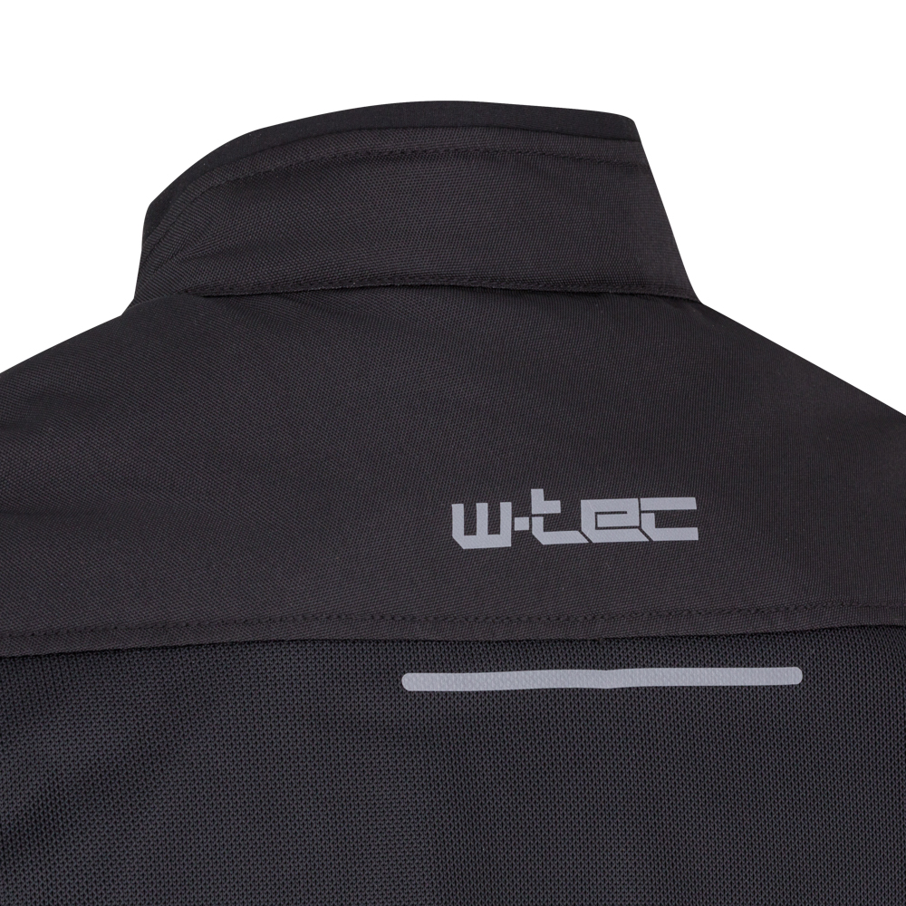 Letná pánska moto bunda W-TEC Mirelio Farba šedo-modro-červená, · záber 8