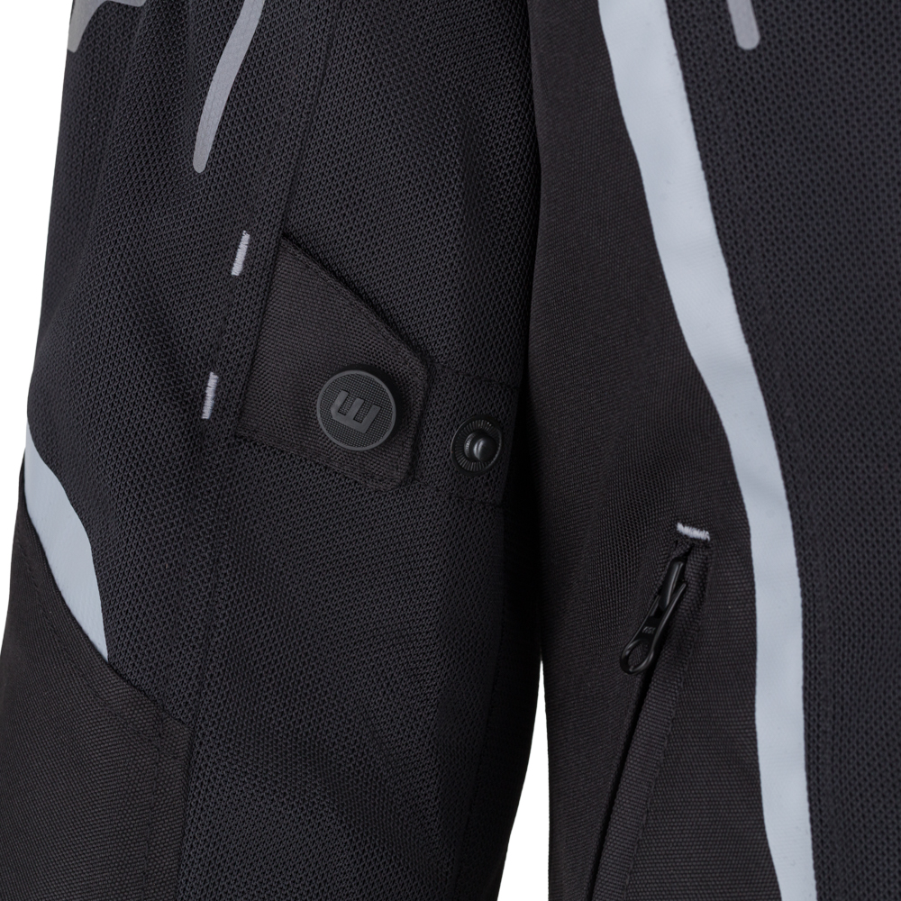 Letná dámska moto bunda W-TEC Mirelia Farba čierno-šedá, · záber 10