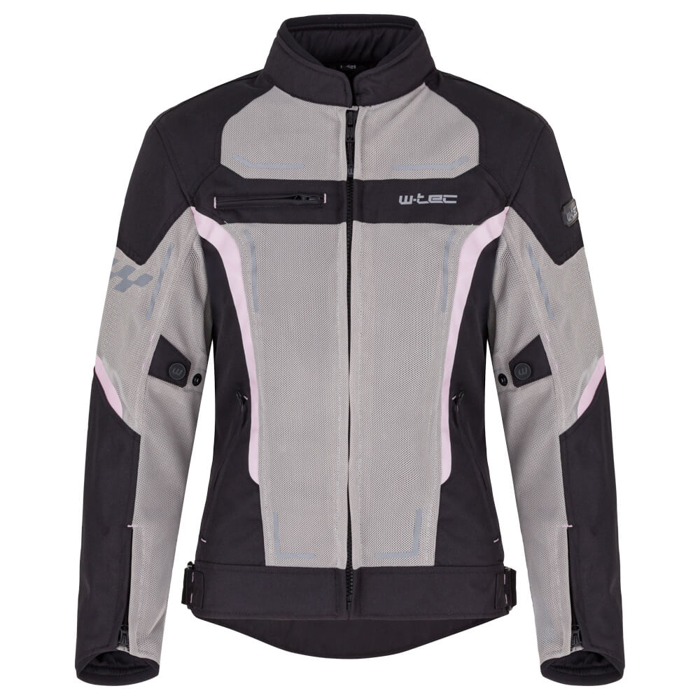 Letná dámska moto bunda W-TEC Mirelia Farba čierno-šedá, · záber 7