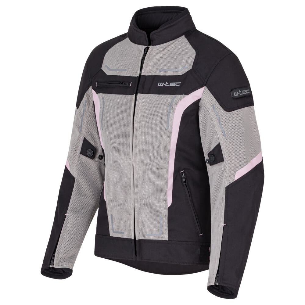 Letná dámska moto bunda W-TEC Mirelia Farba čierno-šedá, · záber 8