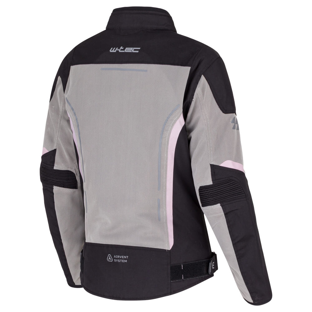 Letná dámska moto bunda W-TEC Mirelia Farba čierno-šedá, · záber 9