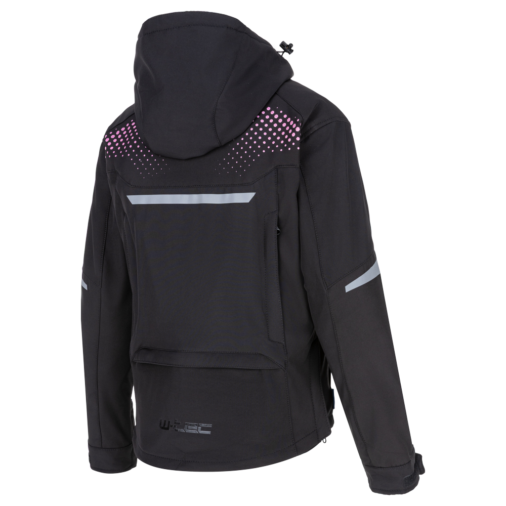 Dámska softshellová moto bunda W-TEC Annorack Lady Farba čierno-piesková, · záber 6