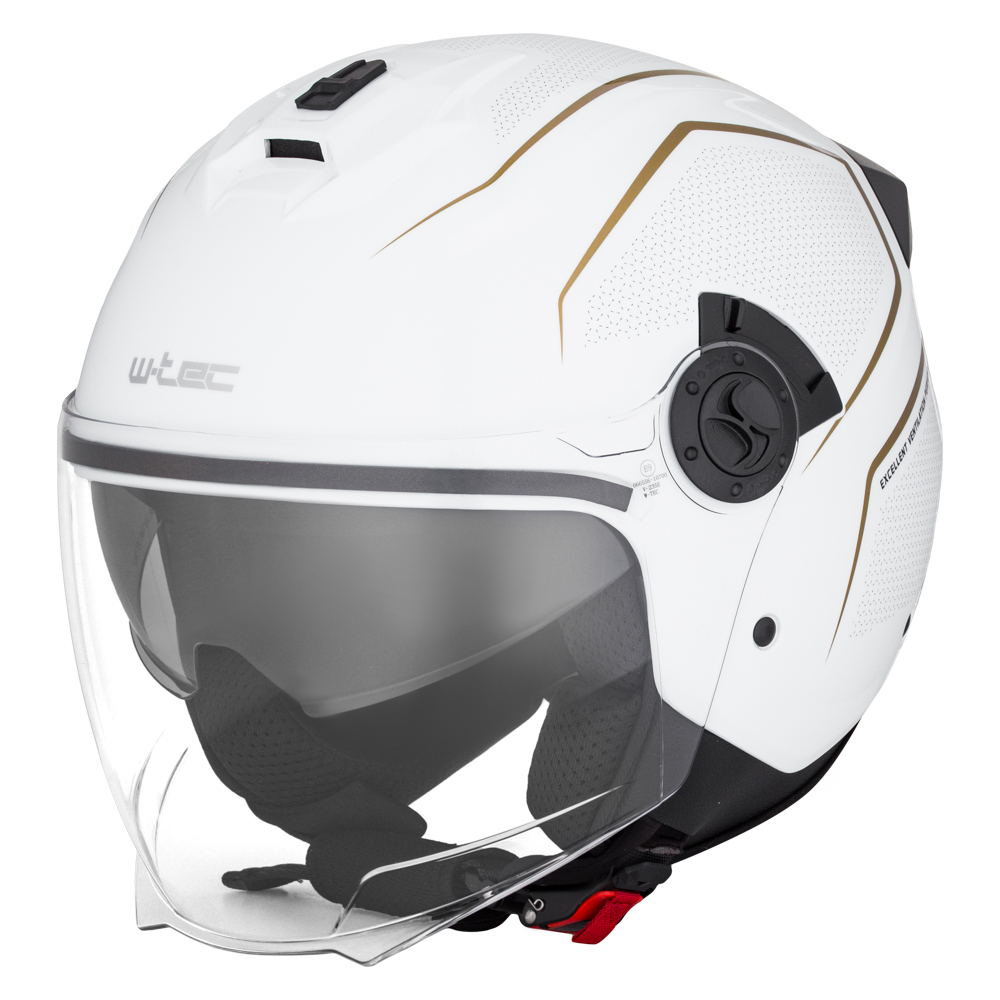 W-TEC Besalu biela lesk-zlatá - XL (61-62)