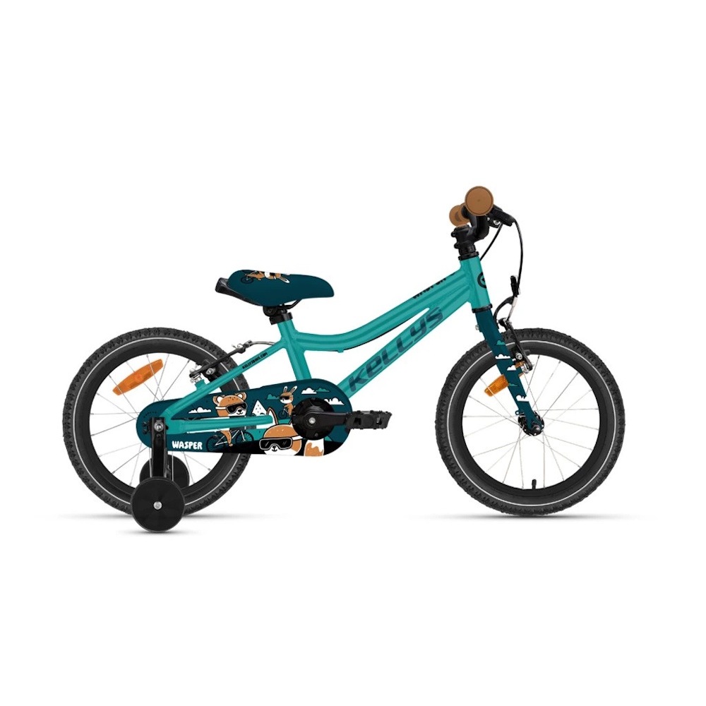 Kellys Wasper Neo 16" - model 2025 Teal Blue - 9" (100-110 cm)